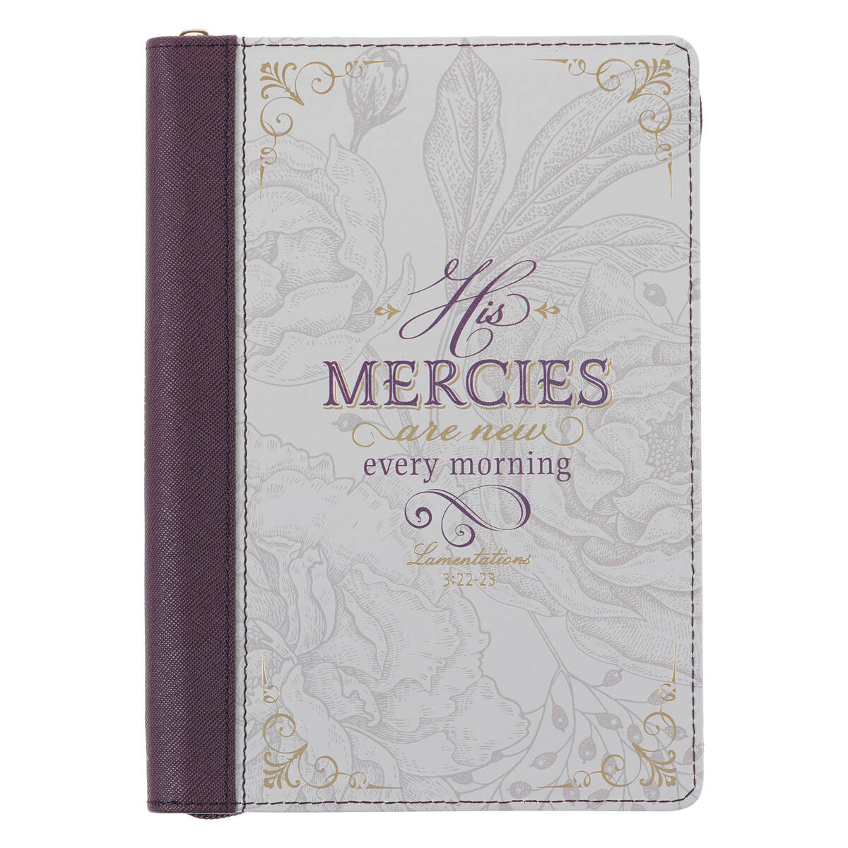 Classic Journal His Mercies Are New Every Morning Bible Verse Lamentations 3:22-23