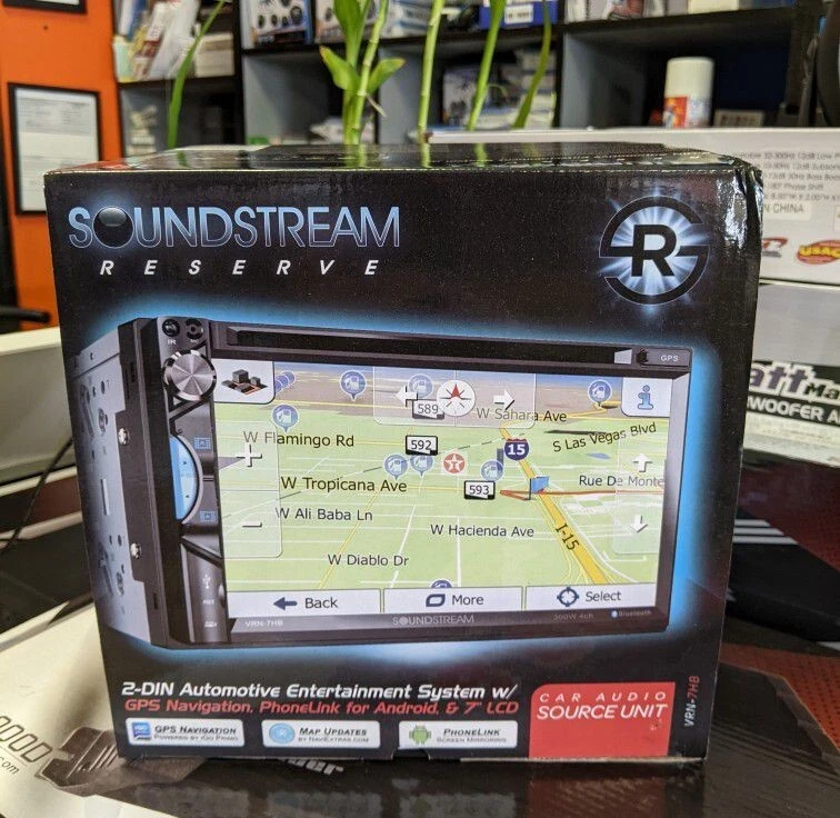 SOUNDSTREAM VRN-7HB RESERVE CAR STEREO DVD RECEIVER WITH BUILT-IN GPS NAVIGATION - Image 4 of 4
