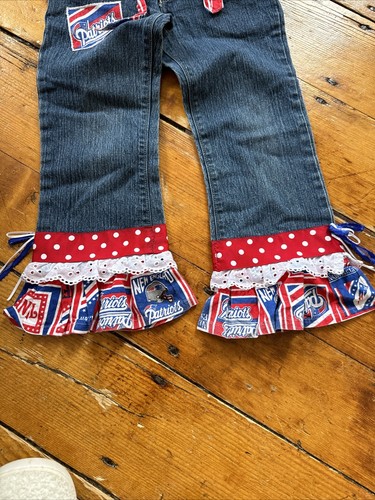 Custom NFL Jeans New England Patriots - Osh Kosh B’gosh Sz 6 - Picture 4 of 8
