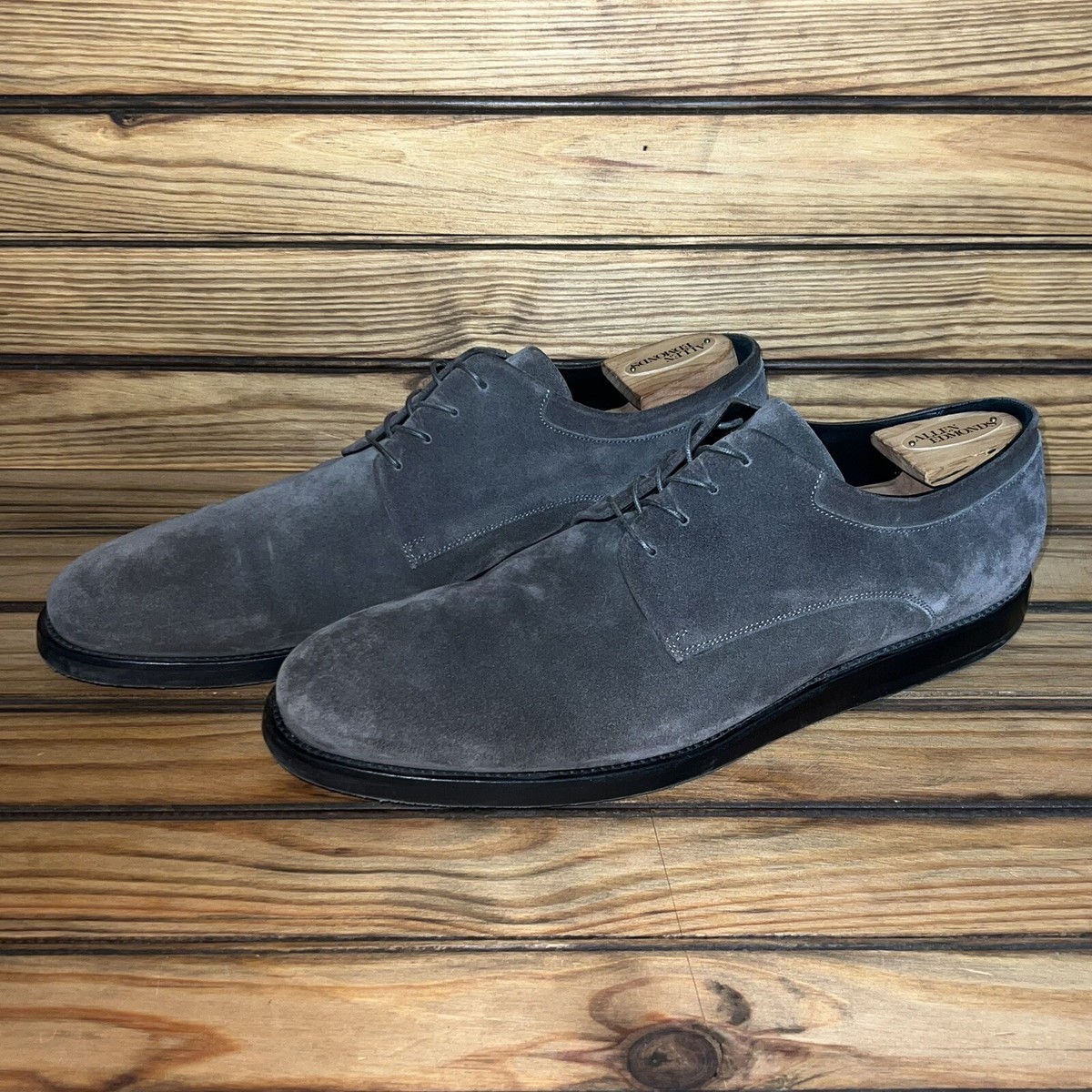New Vince Suede Oxfords Shoes Men\'s Size 8. Paolo Suede Sneaker in Shoes | Vince main image 4