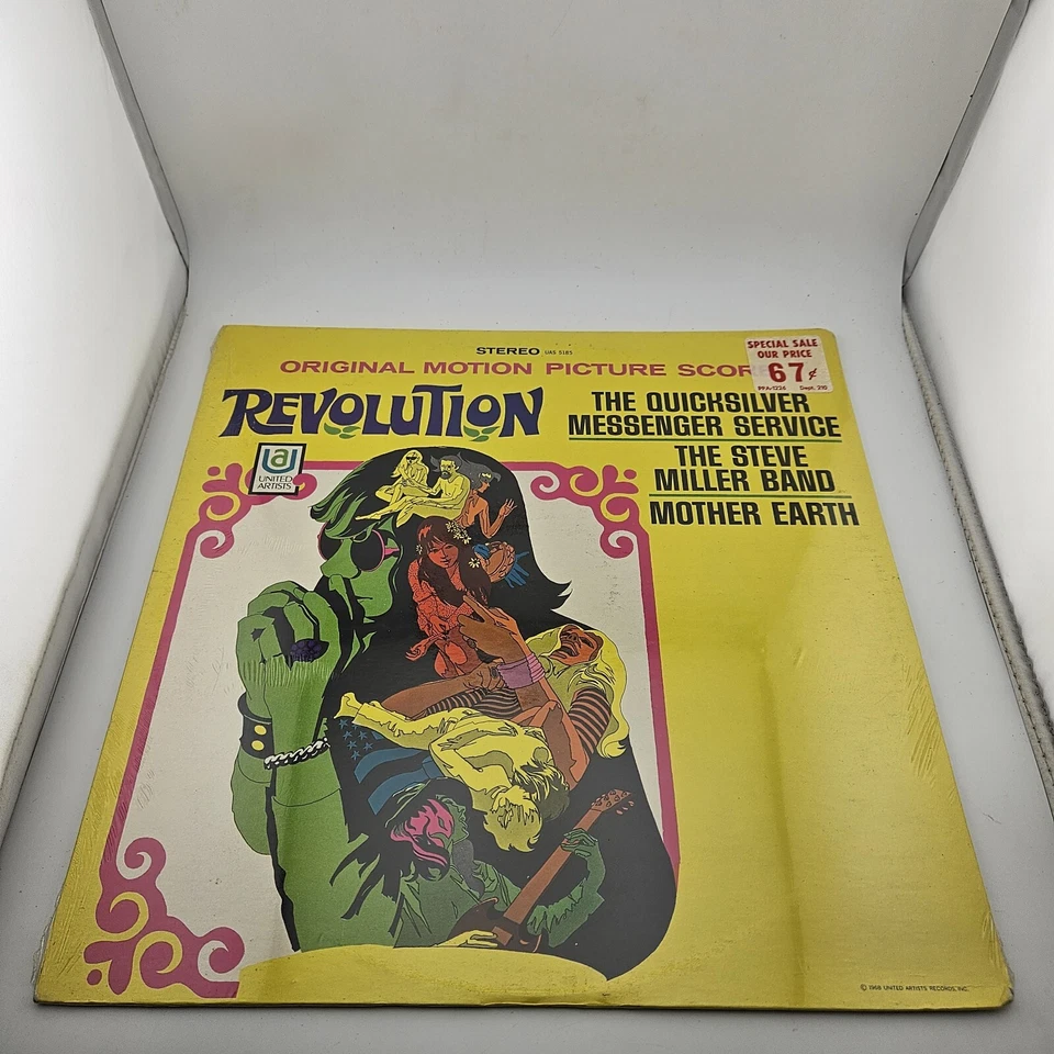 Revolution - Steve Miller -Quicksilver - Vinyl Sealed Orig '68 Soundtrack Psych - Image 2 of 4