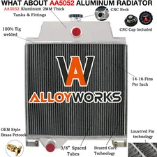 Aluminum Radiator Fit John Deere JD300 JD301 820 920 1020 1120 # AT20797