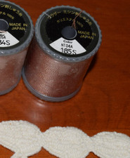 Polyester 50 Brother Embroidery Thread 185 Hightlight Coco 328 yards 