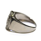 10k white gold .36ct diamond cluster womens ring 4g ladies size 7 natural — photo 3