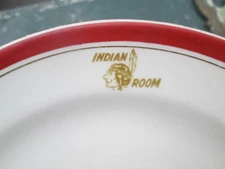 Vintage Dunn Bennett & Co. Restaurant Ware Bread Plate-Indian Room-NICE!-L@@K!