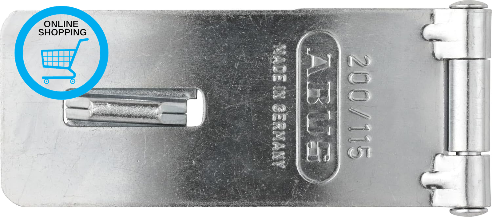 Hasp and Staple 200/115 - Device for Padlocks - for Smashing Doors -  Security L