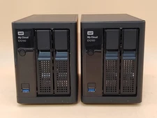 Western Digital (WD) My Cloud EX2100 2-Bay NAS **NO A/C** **Lot of 2**