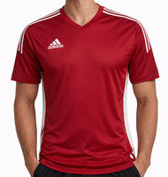 Adidas Shirt S Rot Trikot Jersey Kurzarm Stoff Polyester Condivo 22