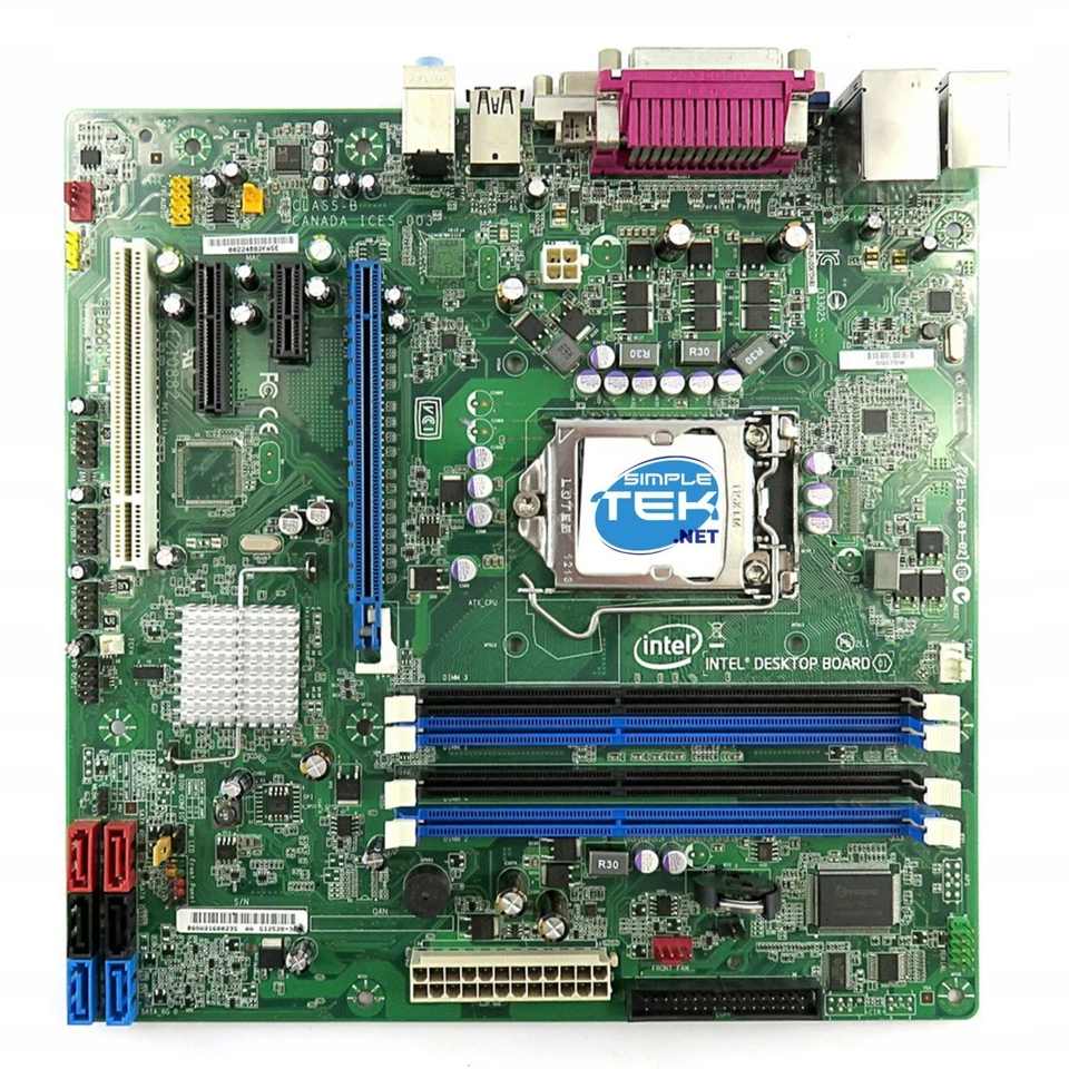 INTEL DQ67OW SCHEDA MADRE LGA 1155 SECONDA GEN MICRO-ATX LPT PARALLELA 4X DDR3 - Immagine 3 di 4