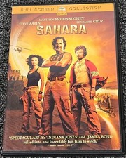 Sahara DVD 2005 Full Screen Adventure Action Mathew McConaughey Paramount