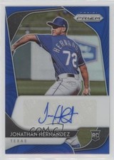 2020 Panini Prizm Rookie Blue 15/99 Jonathan Hernandez #RA-JH Auto 0a4s