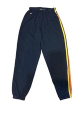 Aviator Nation 5 Stripe Navy Blue Sweatpants Rainbow Sz M