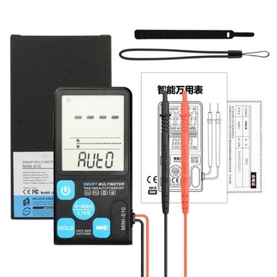 Portable Multimeter Tester TRMS 6000 Counts Auto-Ranging AC/for DC Voltage Voltm