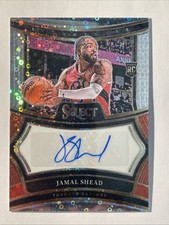 2024 Select Silver Disco Jamal Shead Rookie Auto Toronto Raptors RC