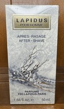 Vintage Sealed Ted Lapidus Pour Homme After Shave Parfums 1.66 Fl. Oz