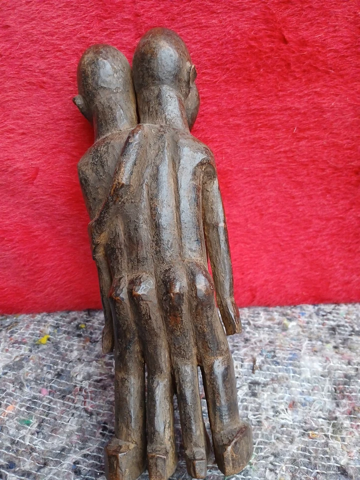 Art Africain Statue En Bois - Photo 3/4