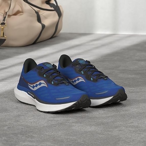 Saucony® Men's 8 M Triumph 19 Running Shoes in Royal/Space - Picture 6 of 6
