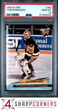 1992 ULTRA #162 TOM BARRASSO PENGUINS HOF POP 1 PSA 10