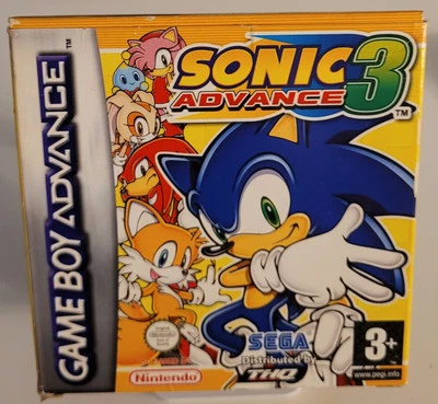 Boîtier Vide Nintendo Game Boy Advance - Sonic Advance 3 - ⚠️ Pas De Jeu - Photo 1/4