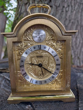 Original Carriage Clock Swiss Swiza Alarm Brass Case