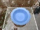 Cherry Blossom 4.75" Bowl Delphite Blue Jeannette Glass 1930-39 Depression Glass