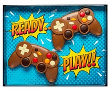 Milk Chocolate  Twin Pack Game Controller /Gift Box/Cake Topper