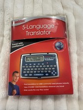 Franklin 5 Language Translator Travel New English Spanish German French Italian