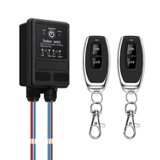 Wireless Remote Switch AC110V/220V/240V 30A Relay, Remote Light Switch with 3...