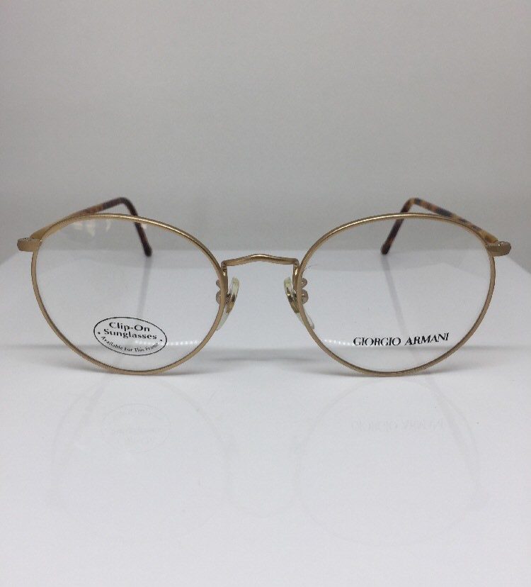 VINTAGE Giorgio Armani 138 EYEGLASSES GA 138 C. 703 Gold