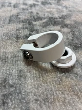 Hard Luck Old School Style BMX Post Clamp 25.4mm White