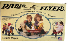 NEW Radio Flyer Model 5 Little Red Wagon Orig Box 12 1/4" X 7 1/8" X 1 7/8"