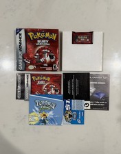 Pokemon Ruby Version Game Boy Advance GBA Complete CIB with Inserts New Battery