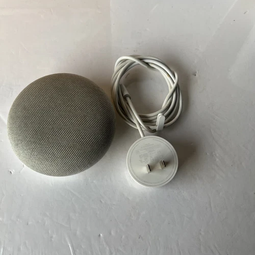 Google Home Mini (H0A) Smart Assistant Gray w/ Power Supply