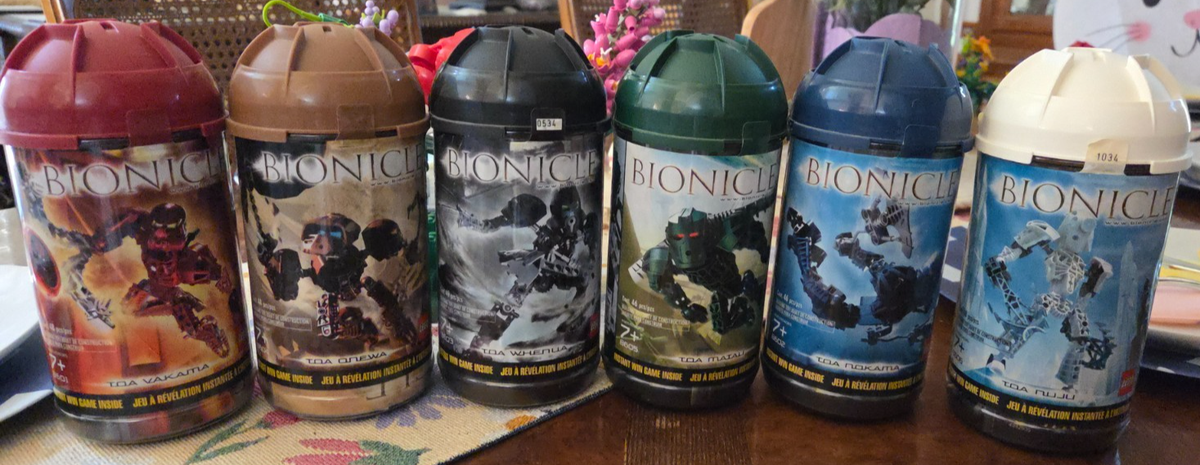 TBS ブリタニカ　ワンダーワールドquestion &answers全巻セット LEGO Bionicle Toa Metru SET 8601-8606 Complete Factory Sealed Set