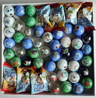 51 Murmeln vom Real. Asterix Und Obelix Murmeln und Smiley Murmeln