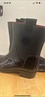 Tommy Hilfiger Women's Size 7 Khristie Beautiful Black Rain boots. — photo 2