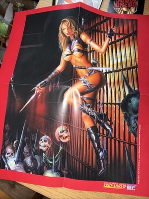 Warrior Girls with Knives 3D Lenticular Poster 15 x 17 Zoll Druck