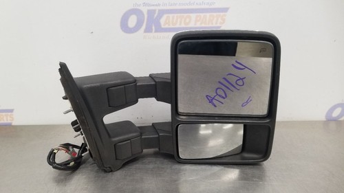 15 FORD F350 SUPER DUTY SIDE VIEW POWER TOW DOOR MIRROR RIGHT PASSENGER CHROME - Picture 6 of 12