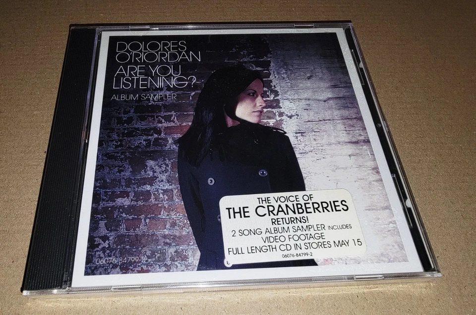 DOLORES O'RIORDAN - Are You Listening? 2-SONG SAMPLER - Rare Enhanced Promo CD - Image 2 of 4