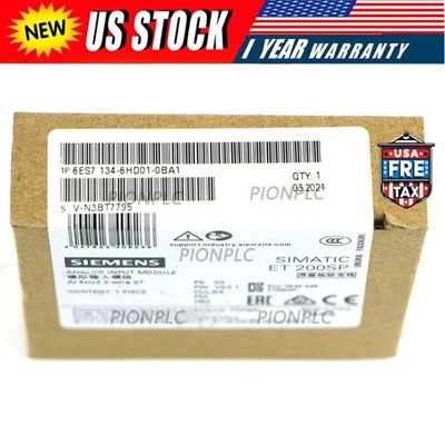 New Siemens 6ES7134-6HD01-0BA1 6ES7 134-6HD01-0BA1 ET 200SP ANALOG INPUT MODULE
