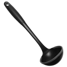 Chef Craft 12-inch Nylon Serving Ladle with Silicone Edge