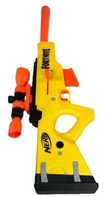 NERF Fortnite BASR-L Blaster - E7522 Yellow Black Orange 6-Nerf