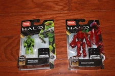 Mega Construx Halo Heroes Series 11 Master Chief and Remnant Hunter - Sealed!