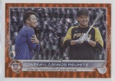 2022 Topps Update Orange Foil 102/299 Seiya Suzuki Yoshi Tsutsugo #US218 10s3