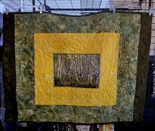 Handmade Quilt Tapestry Wall Hanging Aspen Trees 40 X 50 New