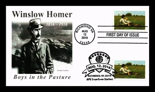 US COVER APS STAMP SHOW PANDA CACHETS FIRST DAY OF ISSUE WINSLOW HOMER