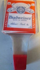 Vintage Budweiser King of Beers Acrylic Tap Handle