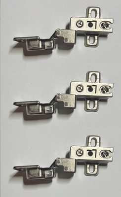 3x IKEA Flap Door Hinges, Left with 3x  Mounting Plates Parts #  115990 115991
