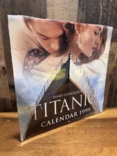 VTG James Cameron's Titanic calendar 1999 Leonardo DiCaprio Kate Winslet NEW