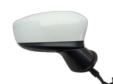 2015 MAZDA Mazda3 BM/BN WHITE Right Driver Door Wing Mirror